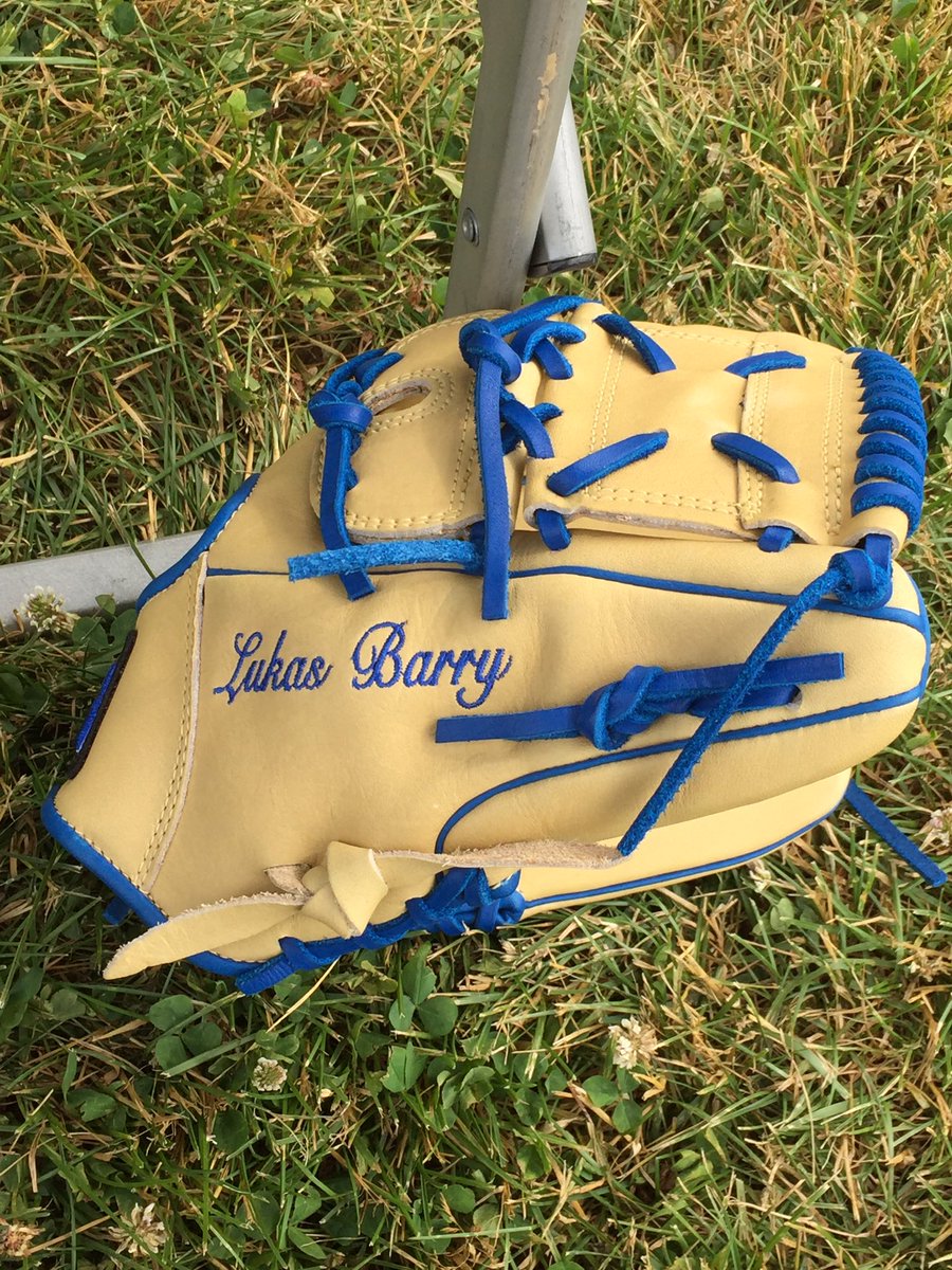 pbeez17's tweet photo. Early birthday present for @LBarry17 absolutely amazing quality glove from @DKBatCompany https://t.co/7qVwIdwVxM