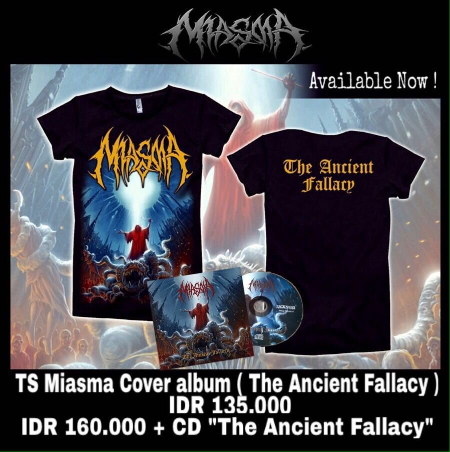 _MIASMA_'s tweet image. AVAILABLE NOW ! IDR 160.000 in miasma official. Free sticker, Ready stock M L XL for international size.