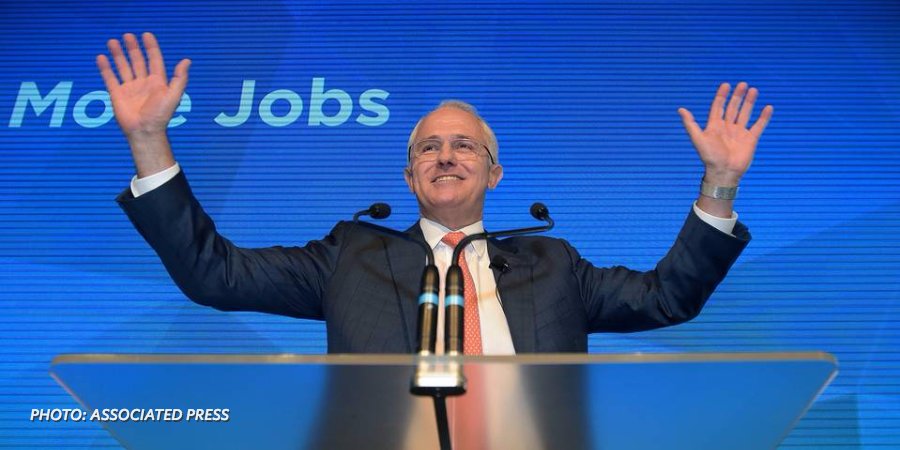 WSJ's tweet image. Australia’s ruling party gains edge in poll after ‘Brexit’ tumult
on.wsj.com/28WWyUn