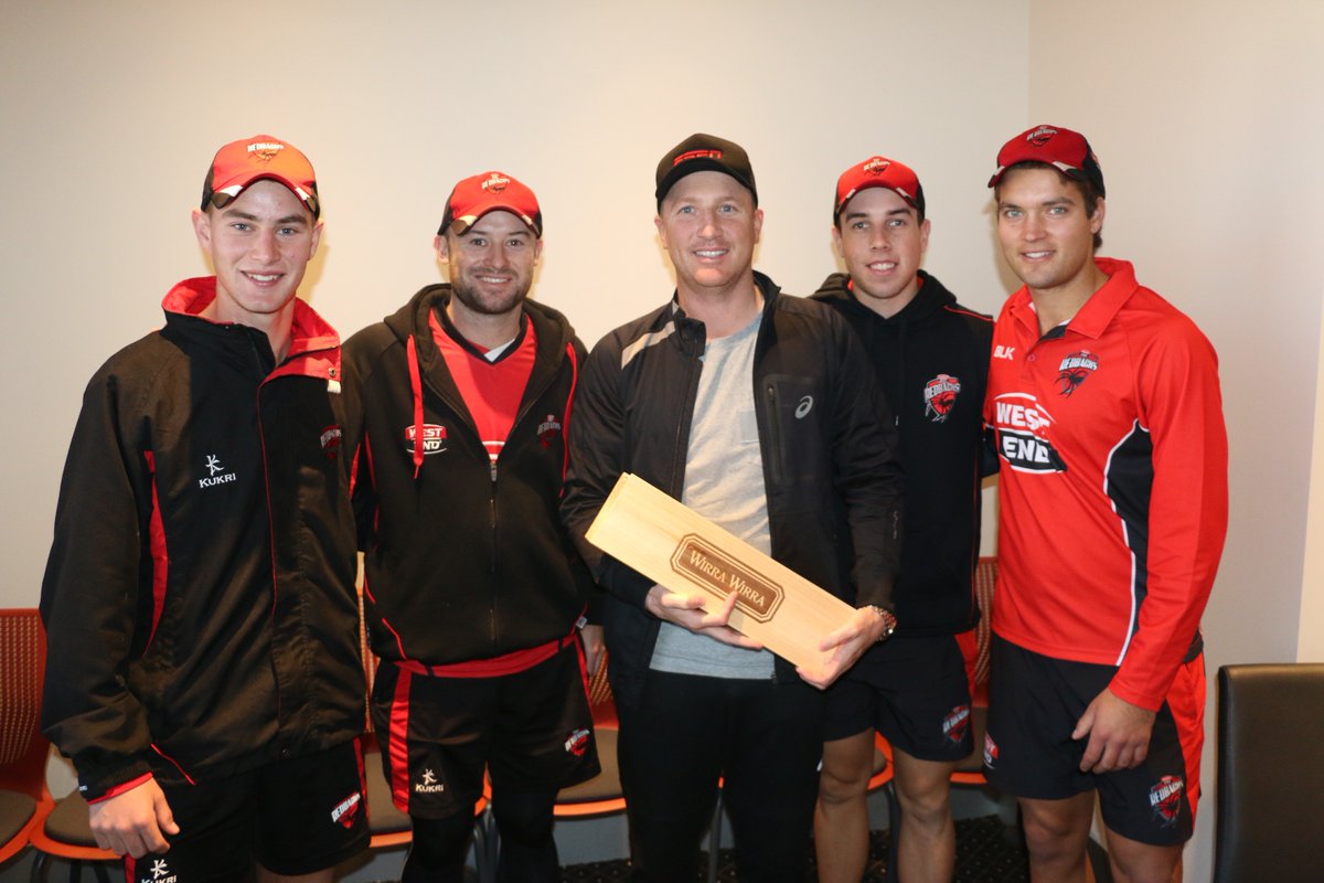 Big thanks to Brad Haddin for coming in to share some of his experience with the boys today. Enjoy the drop!
