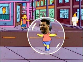 Asi esta Messi :v #HoyMeVaciloLaFinal