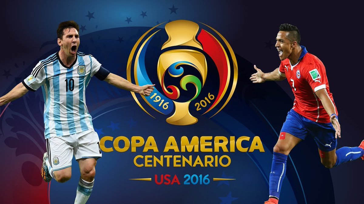 LosGallitos14's tweet photo. Quién será campeón? Argentina vs. Chile #copaamerica #argentina #chile #2016 #futbol #soccer #losgallitos https://t.co/q7tIEL1JQh