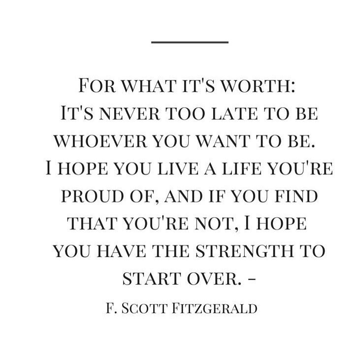 KayleighErk's tweet photo. It's never too late to be whoever you want to be https://t.co/nYSRvnRCjp