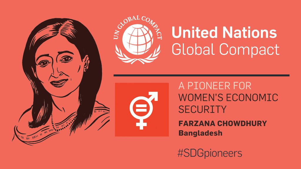 GreenDelta Insurance (@greendelta1985) on Twitter photo Farzana Chowdhury from Bangladesh recognized by UN <a href="/globalcompact/">UN Global Compact</a> as 1 of 10 local #SDGpioneers Farzana Chowdhury from Bangladesh recognized by UN <a href="/globalcompact/">UN Global Compact</a> as 1 of 10 local #SDGpioneers
