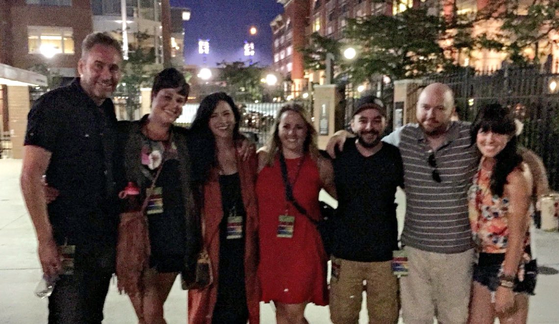 These people are my coworkers, my therapists, &amp; my support. 💋 so lucky.🎤<a href="/ElistaB/">Elista</a> @Dana1007Star @rlahern <a href="/MichBeni/">Michelle Beni</a>