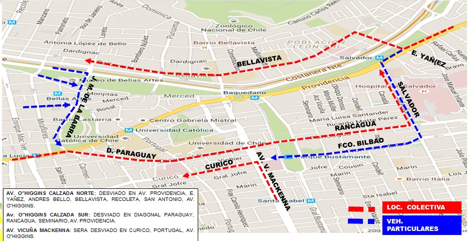 Carabdechile's tweet photo. Stgo., Plaza Italia: cortes y desvíos de tránsito ante triunfo de Chile... ¡Celebremos con responsabilidad! https://t.co/E4xuMMz90h