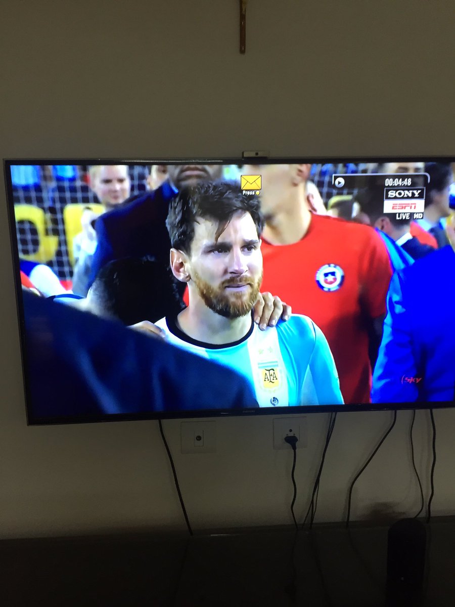 clemenzie's tweet photo. May be Messi will win a major tournament when he is 34-something like a certain little master! #CopaAmerica https://t.co/Bn3U5kUVRb