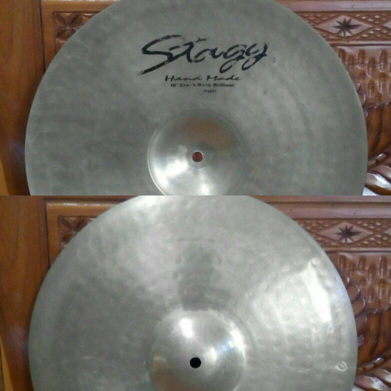 WTS Stagg Myra brilliant crash 16'',no crack no keyhole, logo depn pudar..Rp.600rb nego. WA 083820737932 <a href="/DrumBagus/">@DrumBagus</a>