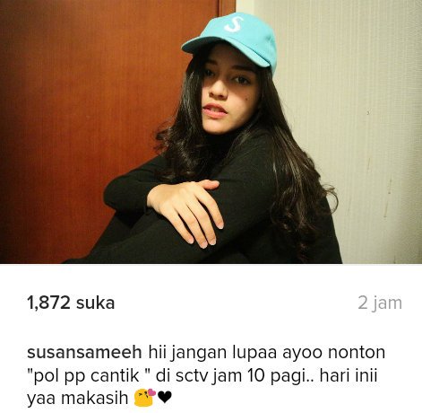 Yang kangen sama akting <a href="/susansameh/">SUSAN SAMEEH</a> yuk nonton ftv "pol pp cantik" di <a href="/SCTV_/">SCTV</a> now guys !!!