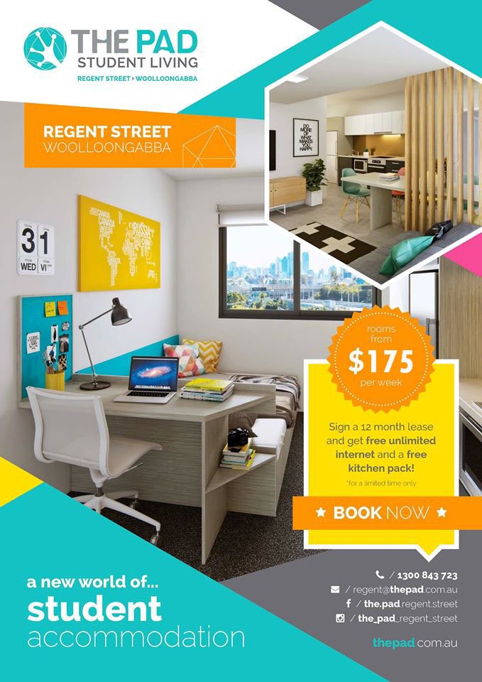 The real question is can you afford not to live with us? #thepad@regent #studentaccomodation #Brisbane