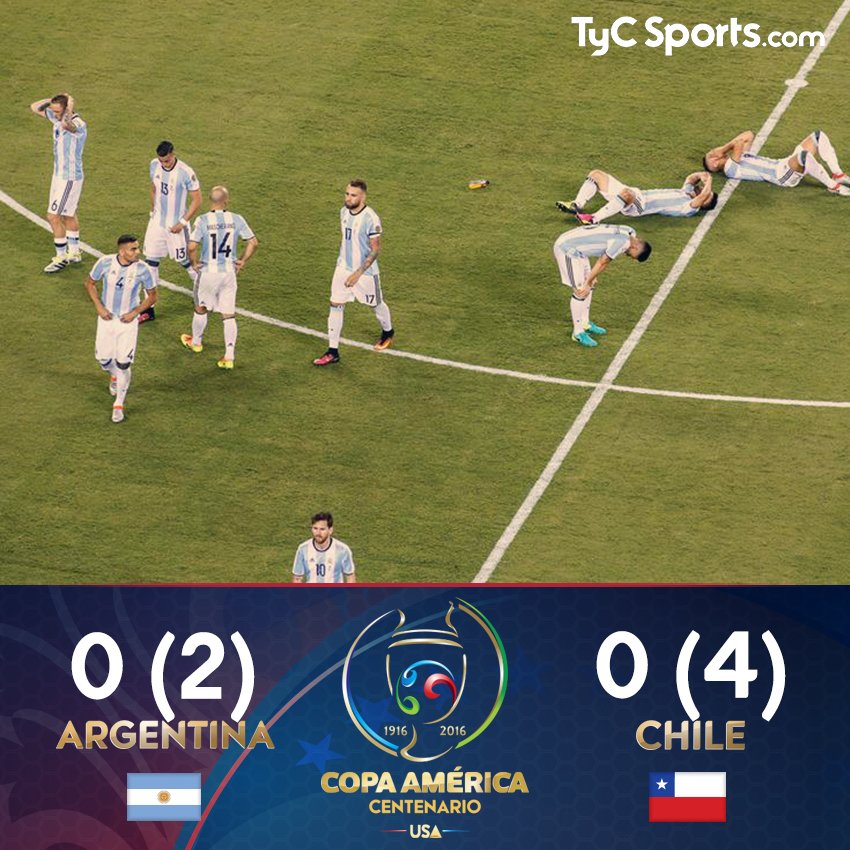 TyCSports's tweet photo. #CopaAméricaEnTyC Chile, Campeón de la Copa América en los penales: https://t.co/Sx1HYCT5t4 https://t.co/APEZ9GceJw