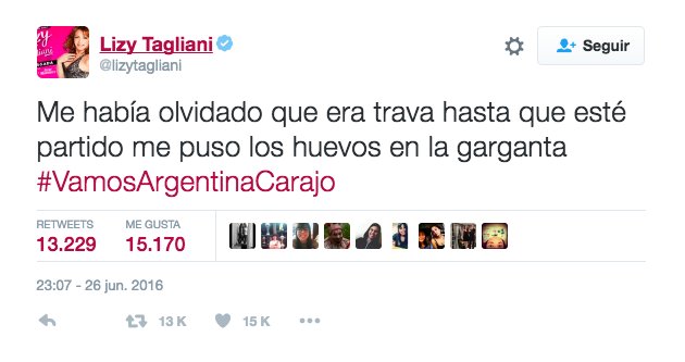 MotorHomeOk's tweet photo. Estamos camientes como una pava, pero @lizytagliani nos saco una sonrisa
#VamosLio https://t.co/yVJ0CKvCB3