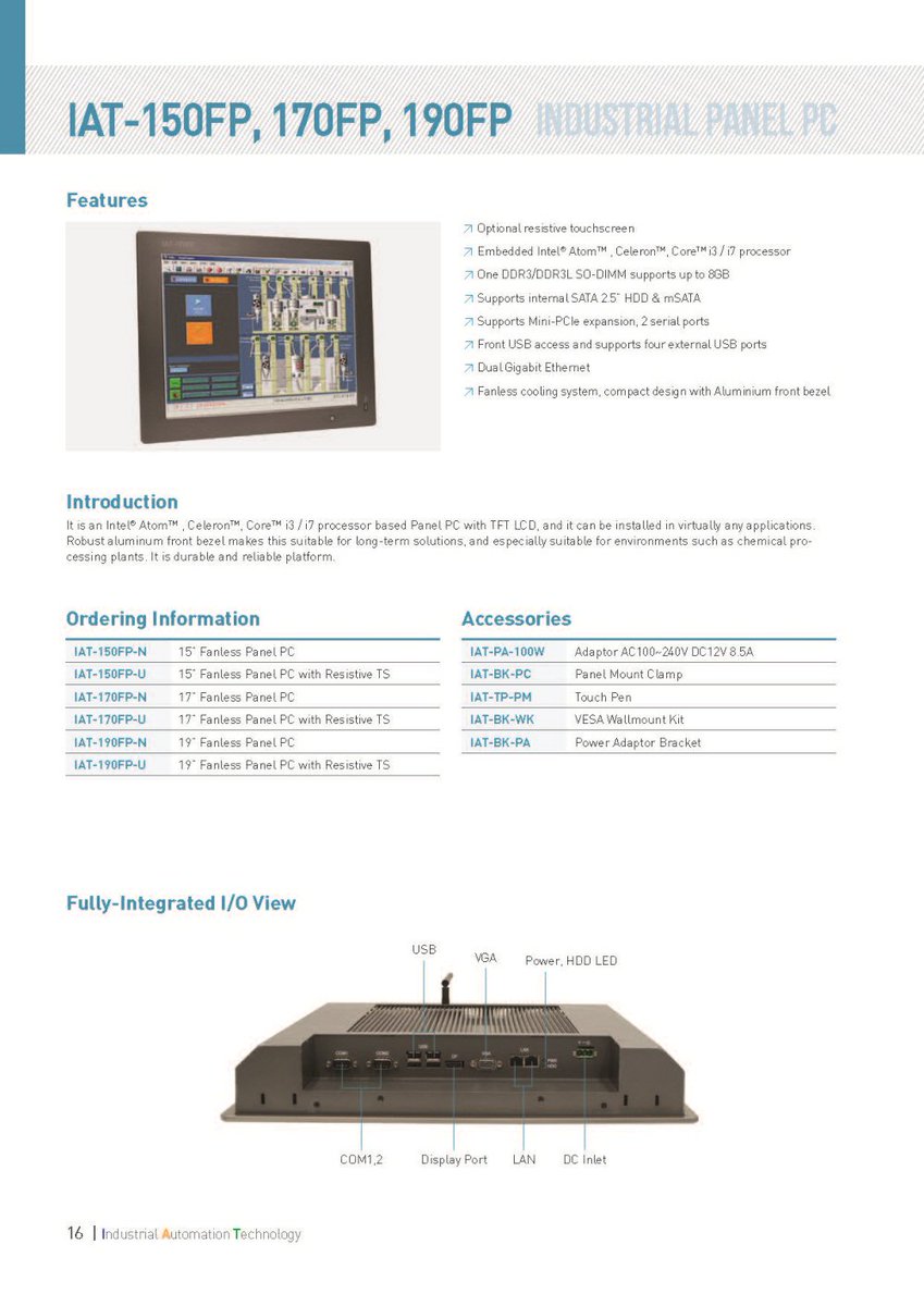 IATechnologyCo's tweet image. PanelPC #IndustrialPCs, #processing, #distributedprocessing, #IO, #operationsystem, #panalPC