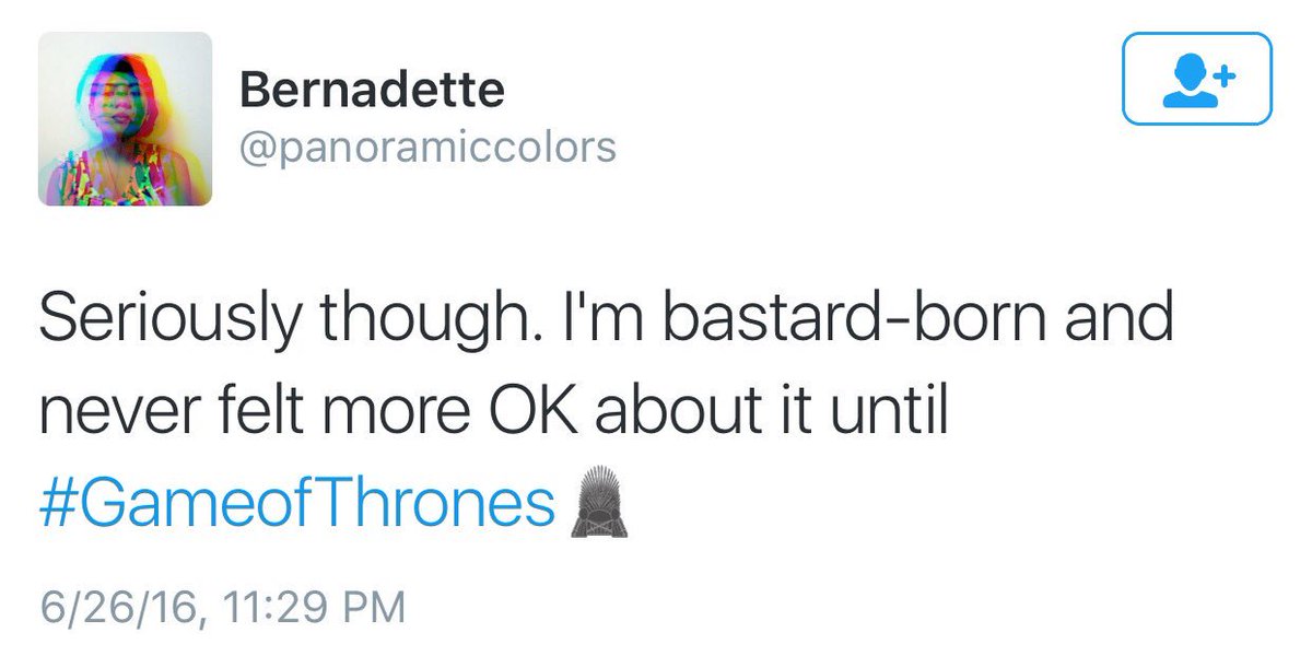 EHKeto's tweet photo. GoT empowering the illegitimate. #bastardlivesmatter #GameofThrones https://t.co/ByZndzIH2r