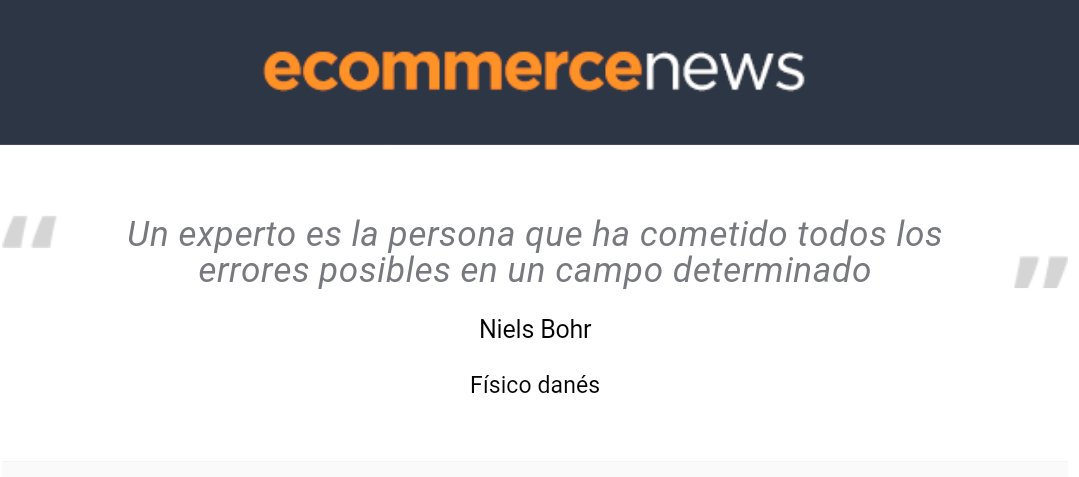 Ecommerce_es's tweet image. ¡¡Buen lunes!! Aquí os dejamos la#frasedeldía para pensar un poquito ;) #EcommQuote #Quotes