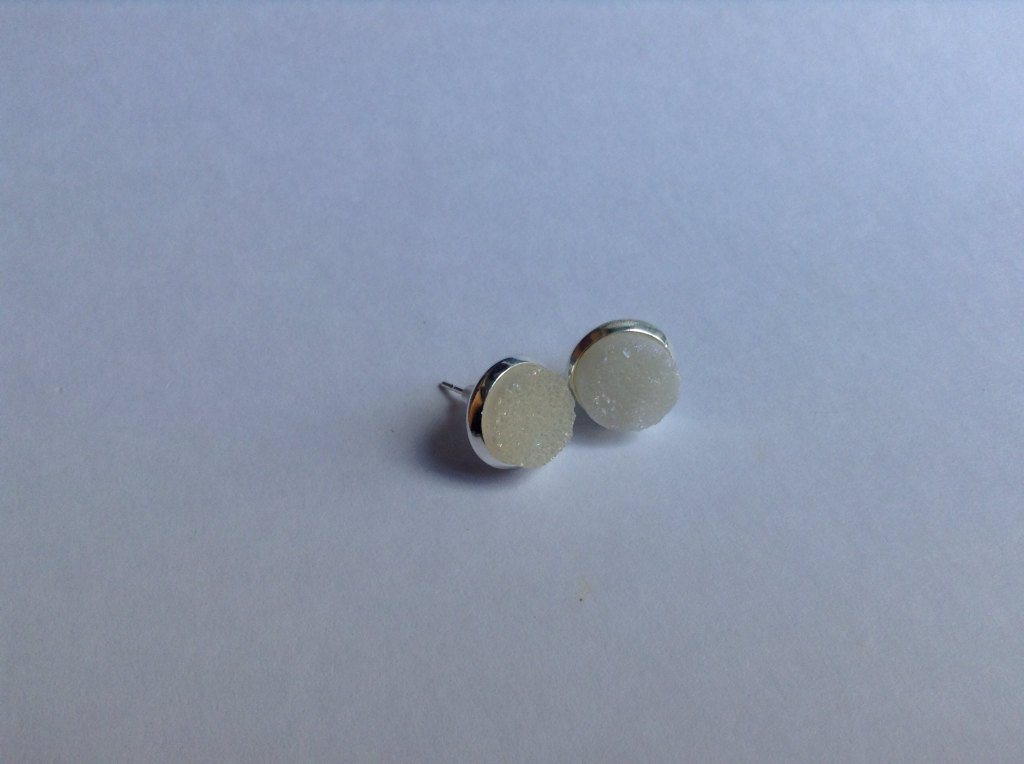 sheilasattic's tweet image. White Druzy Earring Studs tuppu.net/8f6da1d9 #Bridal #Sheilasattic #WhiteDruzy