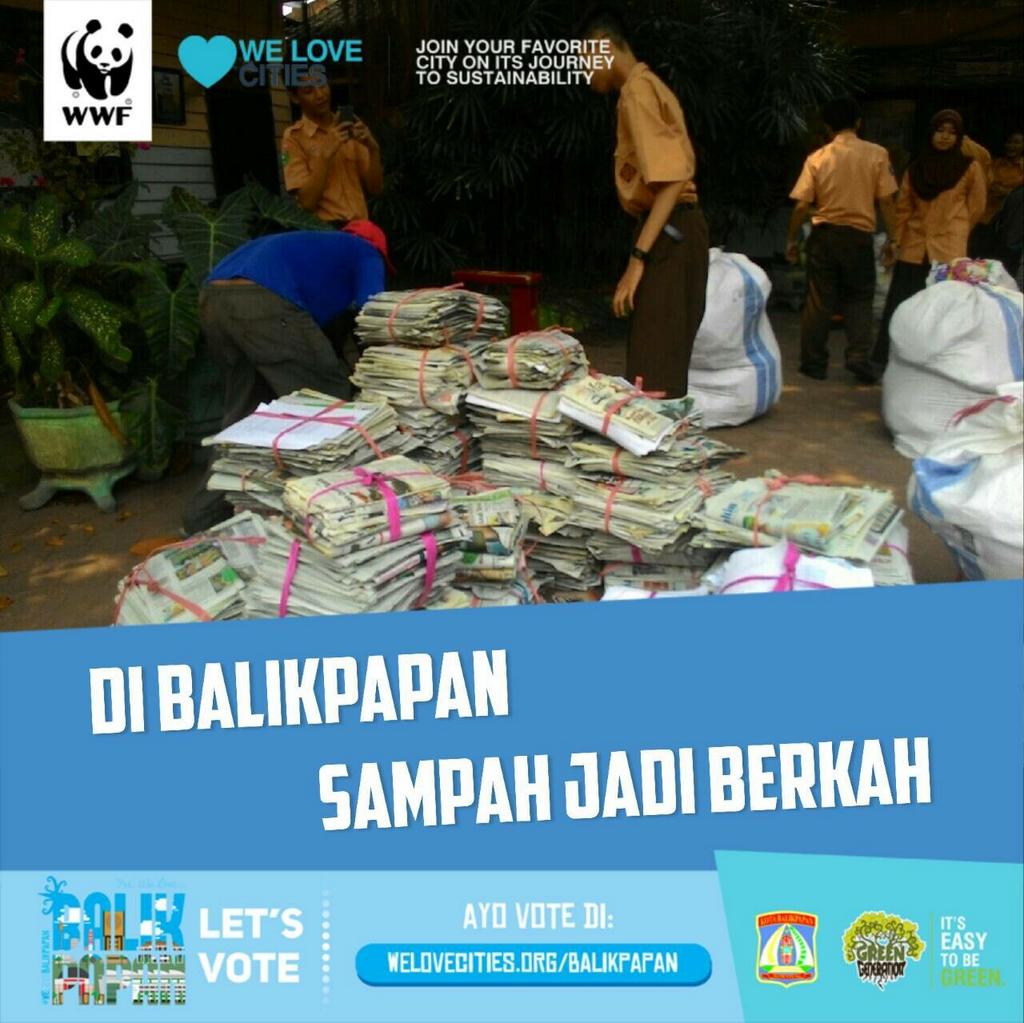 Sampah bisa jadi duit loh..#welovebalikpapan