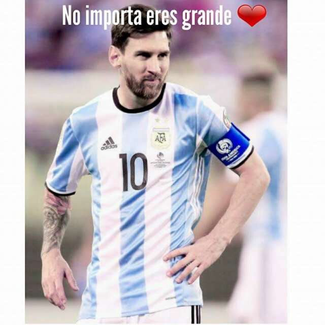 TatisRolon2230's tweet photo. Siempre seras un Crack #Messi https://t.co/DqVemDK9Dl