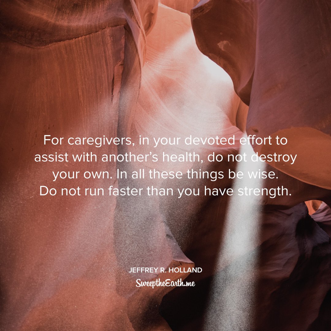 _sweeptheearth's tweet photo. Do not run faster than you have strength. @HollandJeffreyR #sweeptheearth #sharegoodness https://t.co/qSbpHIrYHS https://t.co/pJSPLp6OO7