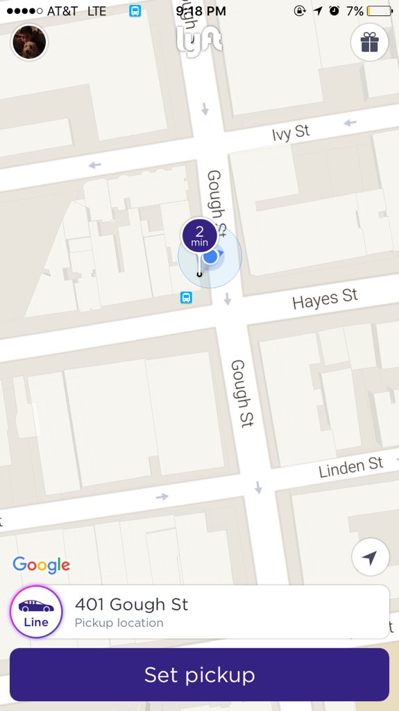 rileyc9's tweet photo. My ride can cancel without even trying to pick me up? @lyft https://t.co/maYeZl2yaI