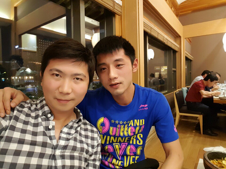 Dinner with my good friend Zhang Jike
#zhangjike #olympicchampion #friend #dinner #tabletennis #pingpong