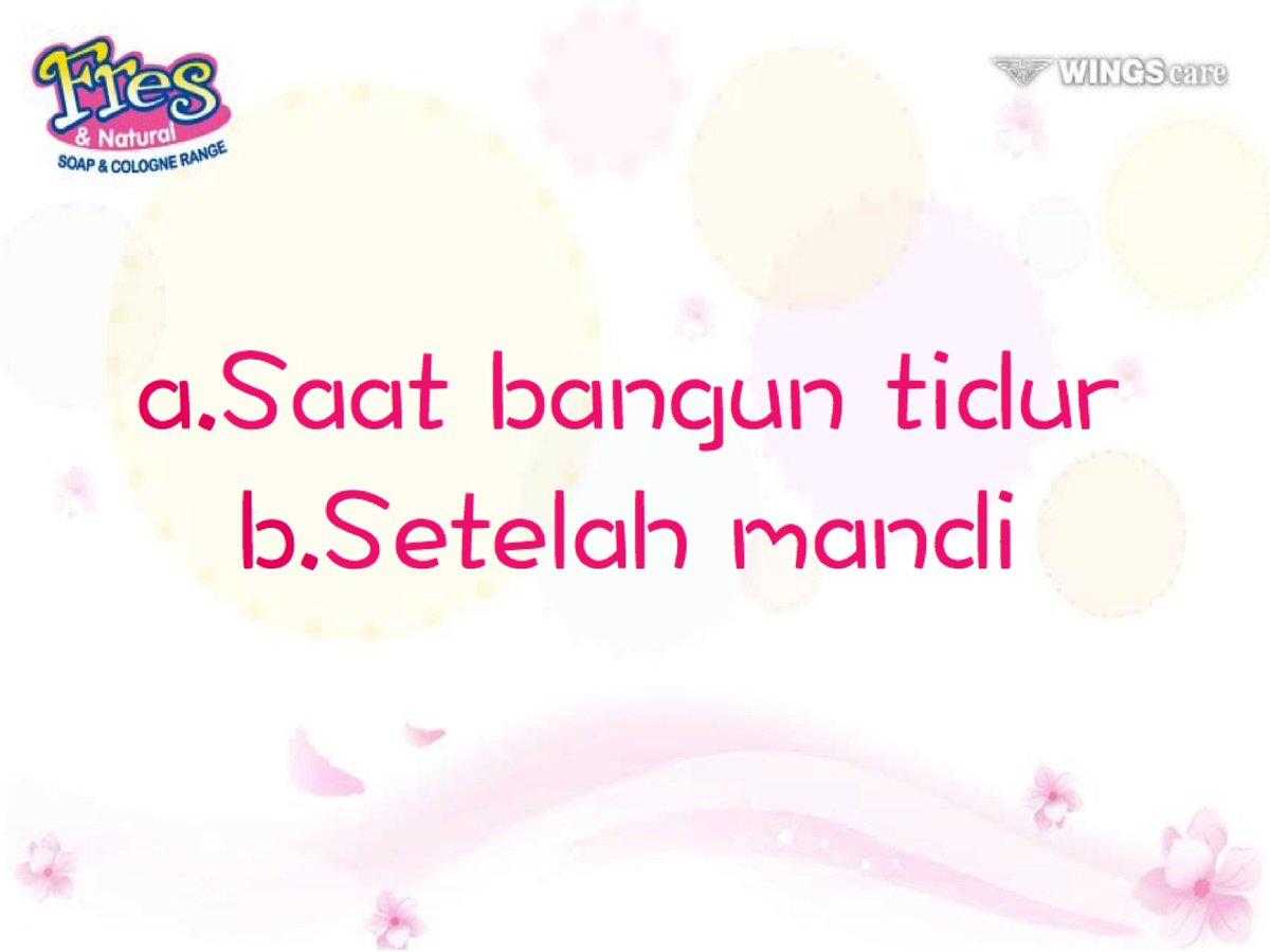fresnnatural's tweet photo. Disaat apa sih Gals kamu merasa terlihat lebih cantik? #fresus https://t.co/AjKaDkxhcG