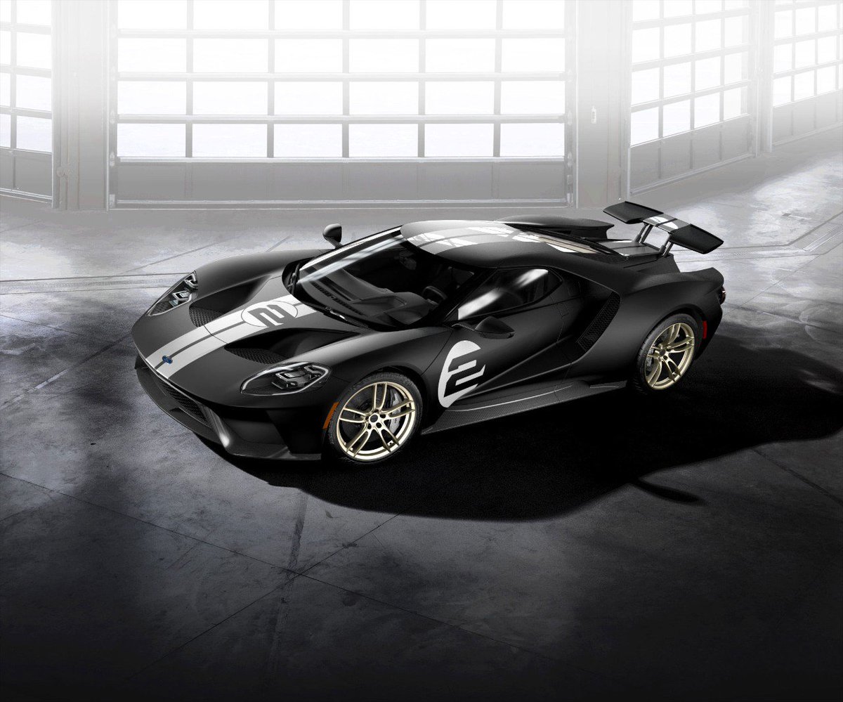 AMFMag's tweet photo. The 2017 #FordGT available in a limited-edition Heritage theme honouring #GT40 Mark II victory at #LeMans in 1966 https://t.co/JMwMFOkGIw