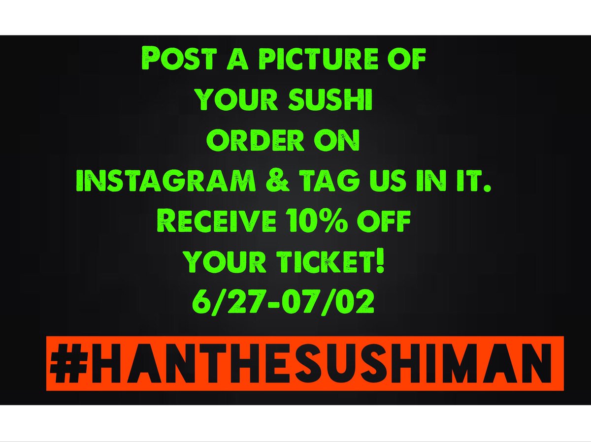 This week's special! #sushi
