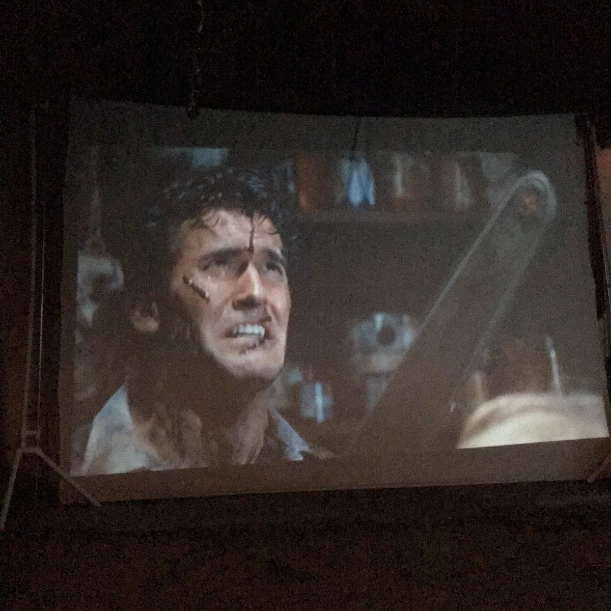 Timjohnboy's tweet image. Teaching our kids right! #GregNicotero #EvilDead