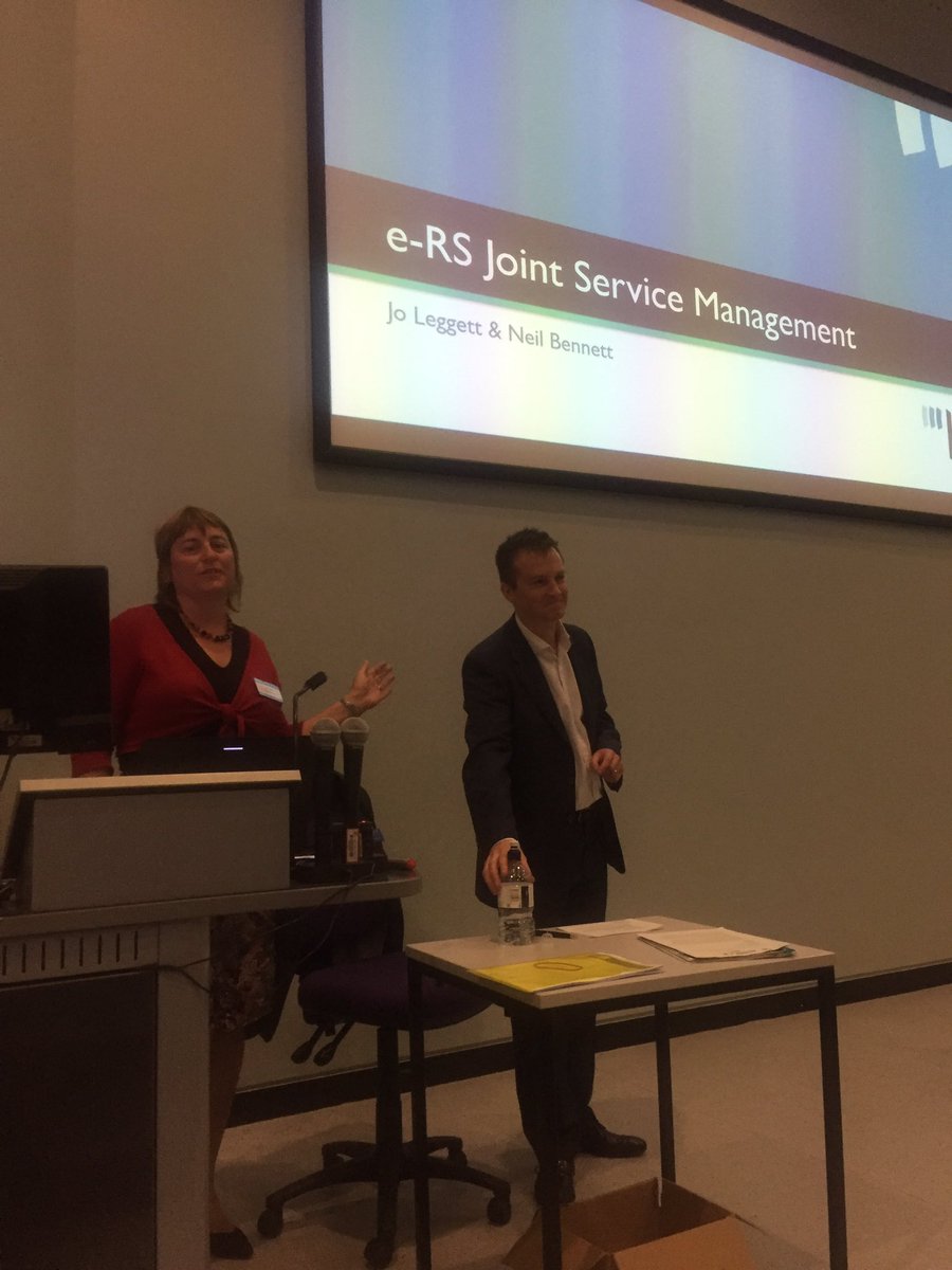 itSMFUKNorthReg's tweet photo. Jo Leggett #bjss &amp; Neil Bennett #hscic sharing a case study on e-RS #itsmfnslm https://t.co/GzMubVkuQY