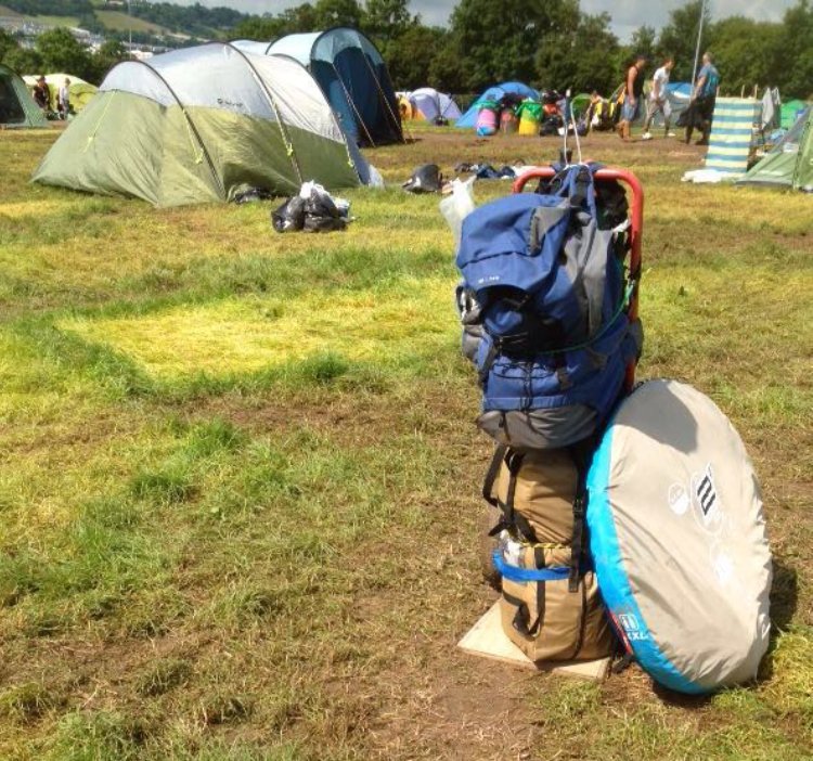 GlastoLive's tweet image. A big thanks to everyone (like Gail and Tony) who have loved the farm and left no trace! CS