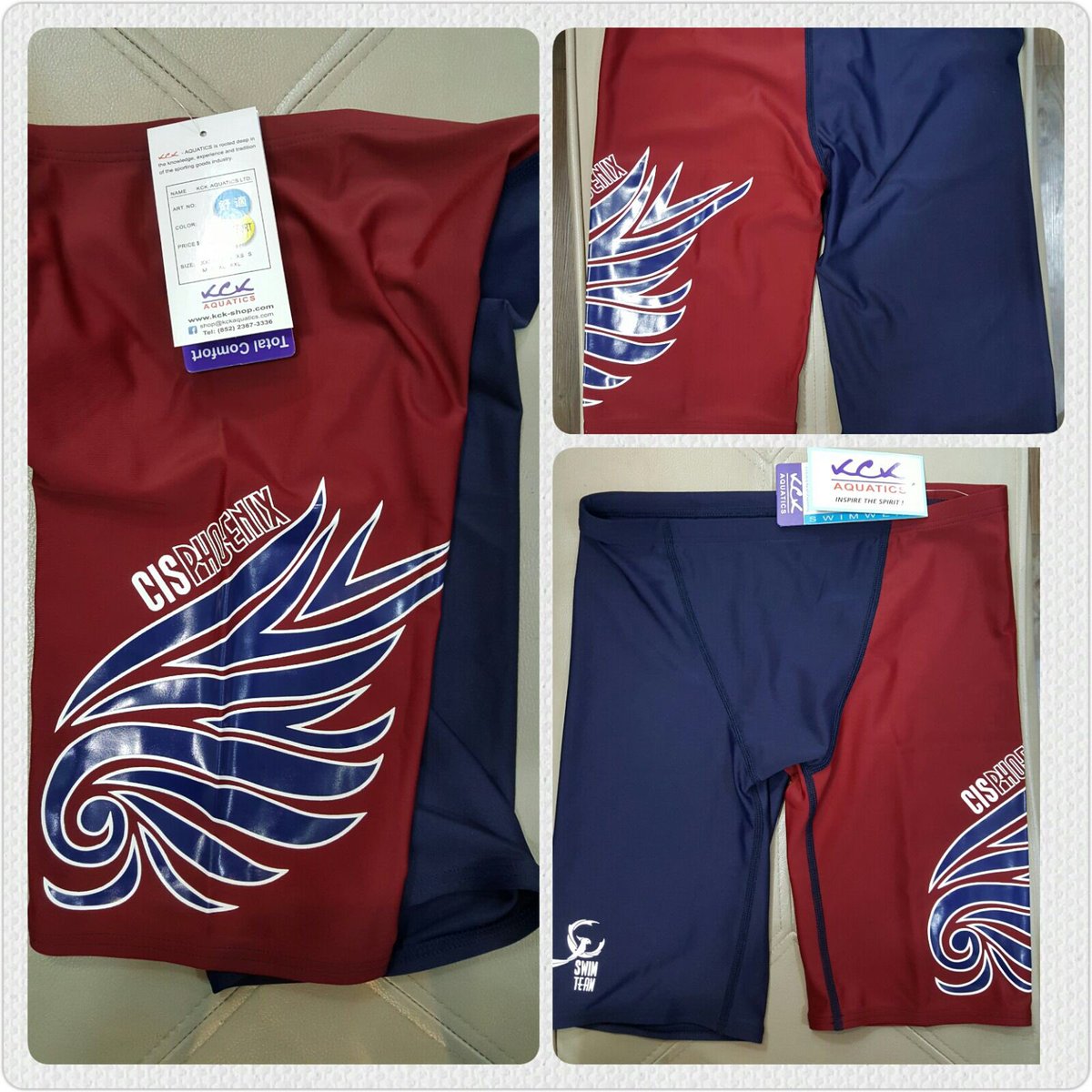 SwimPhoenix's tweet photo. New CIS swim team jammers. New year, new look! @CISHK #swimming #newsuit #GoPhoenix https://t.co/eb6Gj5dxKS