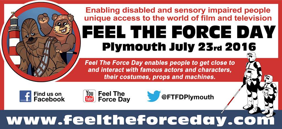 FTFDPlymouth's tweet photo. #Inclusive #accessible Feel The Force Day is coming to #Plymouth Find us on Facebook https://t.co/Ipc74BNorL https://t.co/okBBZOQsXb