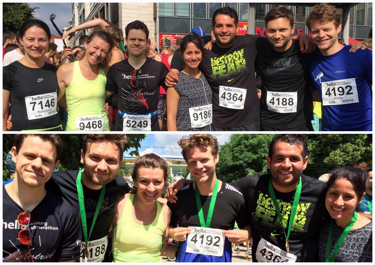 Smaato's tweet image. Big Kudos to our Smaties who finished the Hella half marathon in Hamburg yesterday! #hellahalbmarathon