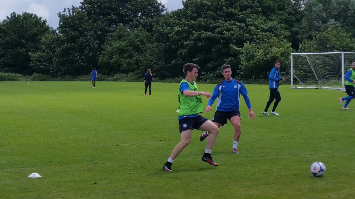 New signing Connor Jennings in action on day 1 of pre-season training #TRFC