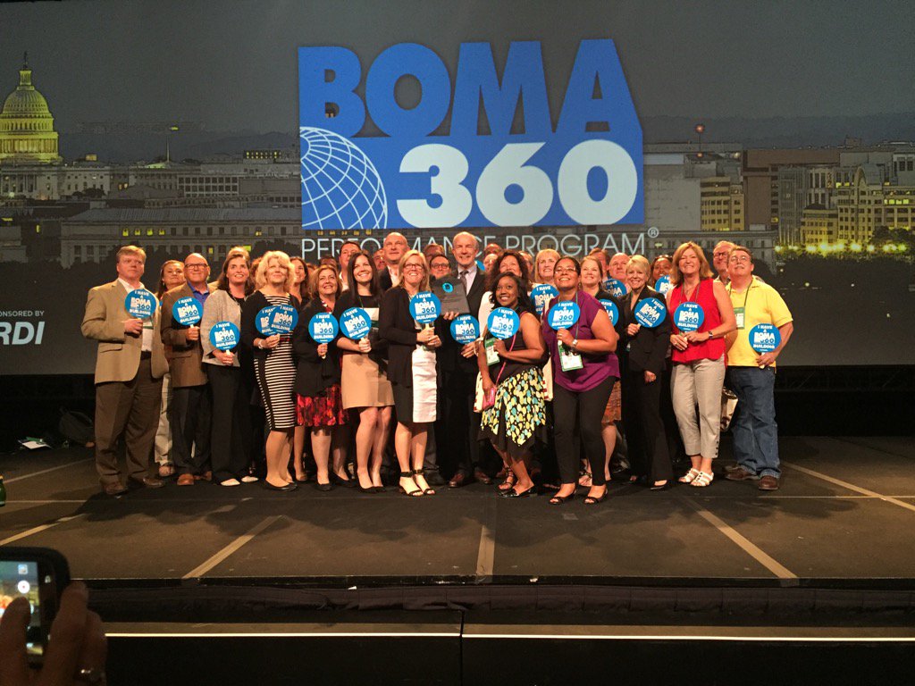 BOMA 360 recognition ceremony