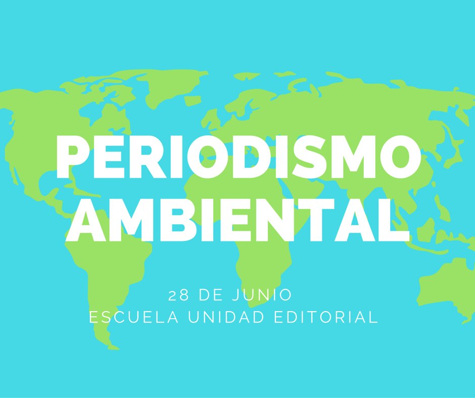 <a href="/URJCperiodismo/">Periodismo URJC</a> ¡Vente mañana a la 4ª Jornada de #PeriodismoAmbiental! bit.ly/1TDic10  🌍