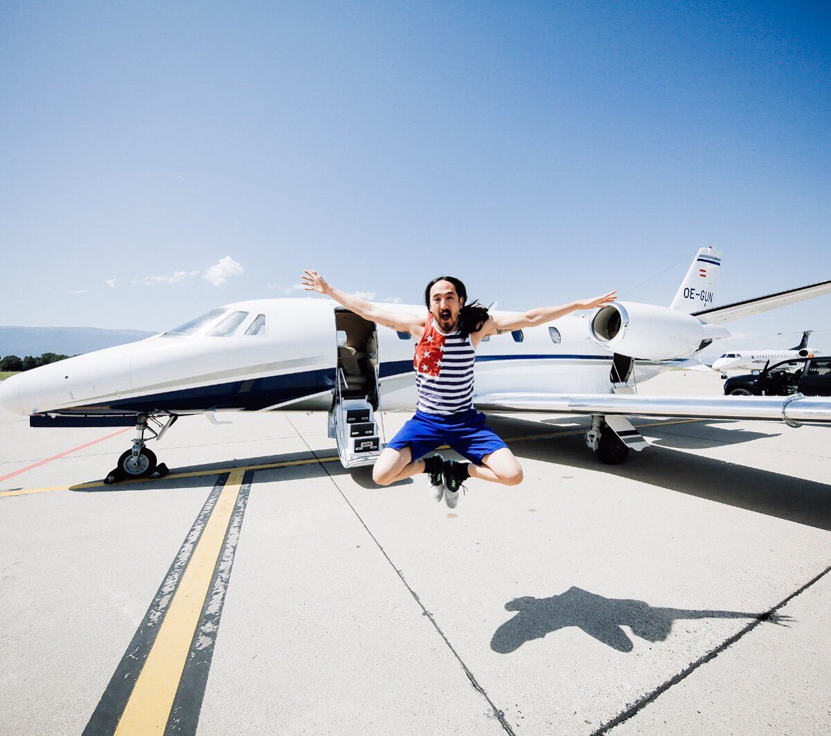 #aokijump #692. The #AokiJet for the European Summer 2016 Tour Jump. Alicante Spain. June 25, 2016. https://t.co/3LJDeV7dFf