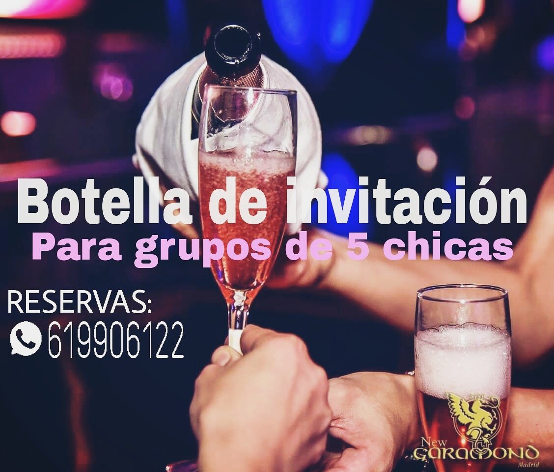 🔶🔶 NEW GARAMOND 🔶🔶
Te invitamos a botella de champán o labrusco !
📋LISTAS VIP Y RESERVAS: 619 906 122
#NewGaramond