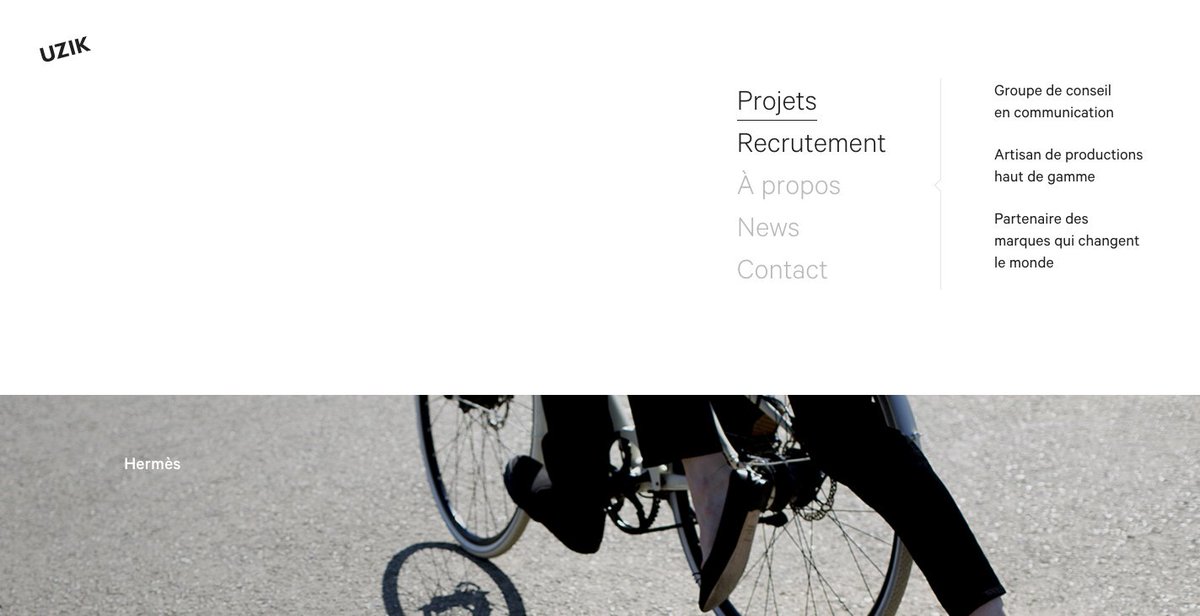 awwwards's tweet image. #SOTD is awarded to UZIK By Digital Communication Agency @AgenceUzik  (France) bit.ly/28VcS2P #WebDesign