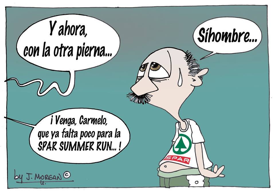 SPARGranCanaria's tweet photo. Carmelito participará en la #SPARSummerRun 2016 por eso, está entrenando muy duro durante la semana previa. ¡Ánimo! https://t.co/HuYfhcWbB3
