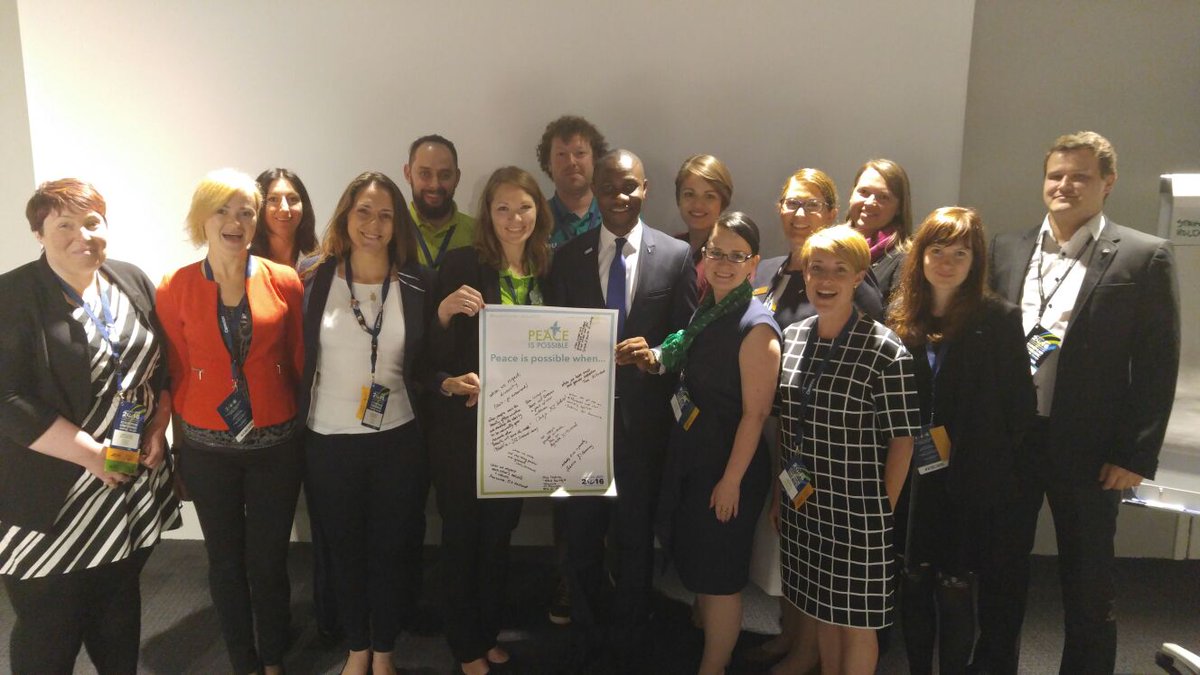 JohannaLundan's tweet photo. #peaceispossible & #youthunemployment were topics in #jciec2016 Community Coalition Building Workshop. #JCI @jcinews https://t.co/uWEb8EHS11