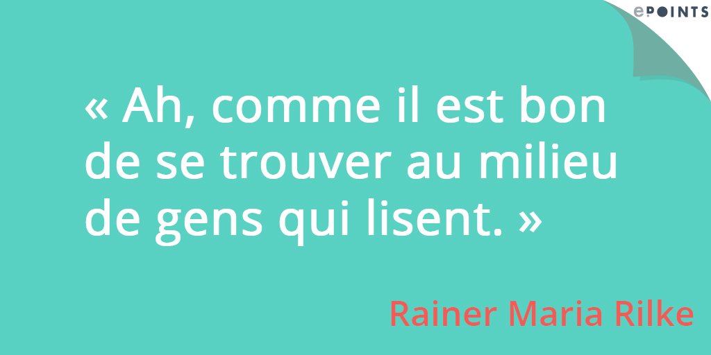 ePoints_ed's tweet image. "Ah, comme il est bon de se trouver au milieu de gens qui lisent." 📖
#DictonDuJour