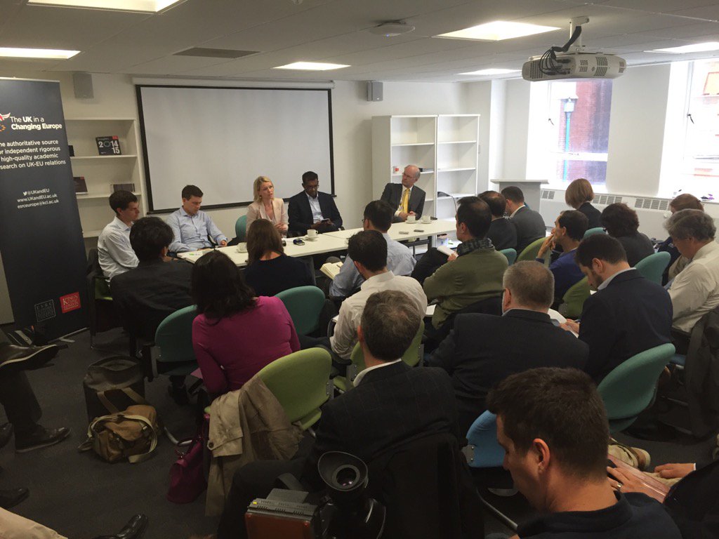 UKandEU's tweet image. Post-#EUref press briefing with @anandMenon1 @sarahagemann @Usherwood @GoodwinMJ @whatukthinks