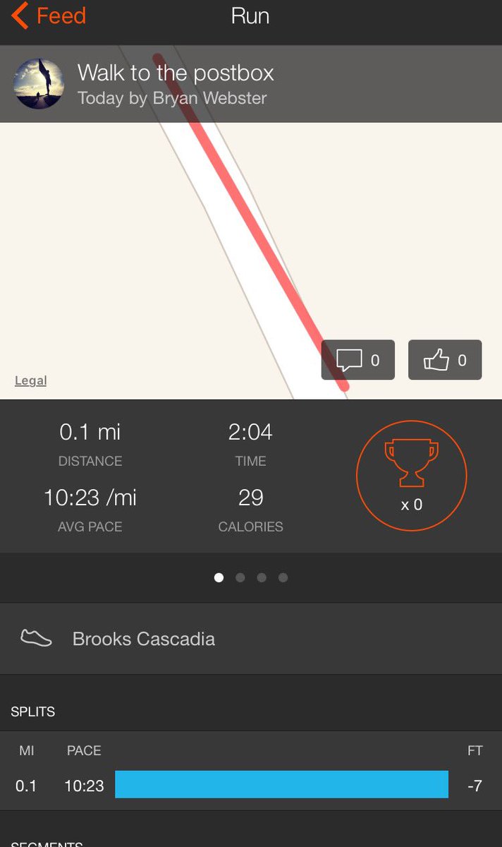 stravawankers's tweet image. Have you ever wondered how far away your nearest postbox is?! Bryans is 0.1 miles. What a #stravawanker