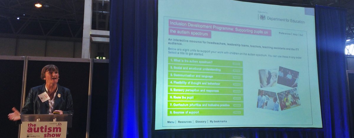 AAchtypi's tweet image. @TheAutismShow in #Birmingham, 2016.
Dr Glenys Jones from @UoBAutism speaking about #autism through the lifespan.