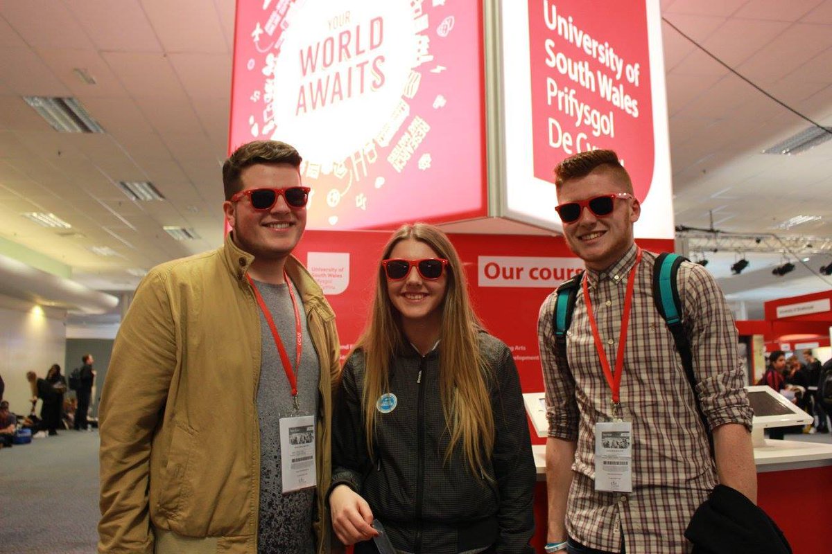 UniSouthWales's tweet photo. We're at the #UCASevent at Birmingham NEC today & tomorrow - visit us on the stand and pick up some USW sunglasses! https://t.co/DibhsOYJGO