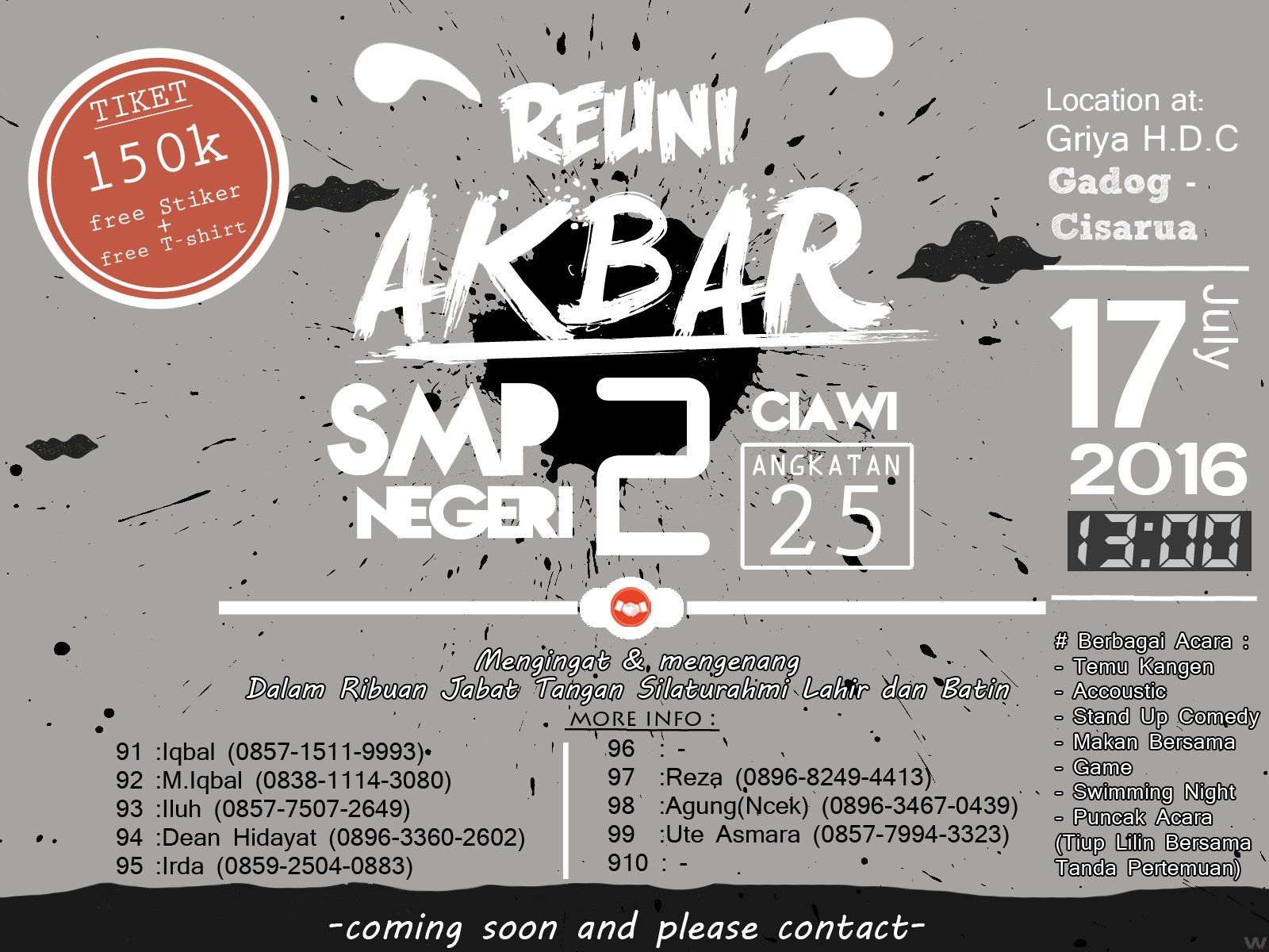 M Wildan Nawawi On Twitter Pamflet Reunion V