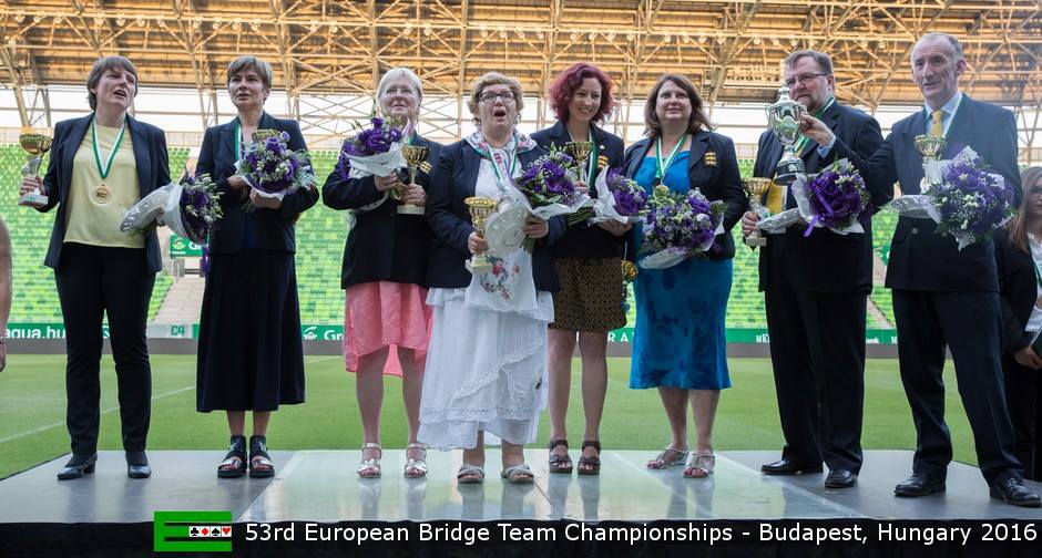 EBUAylesbury's tweet image. England's victorious Women's team on the top step of the podium