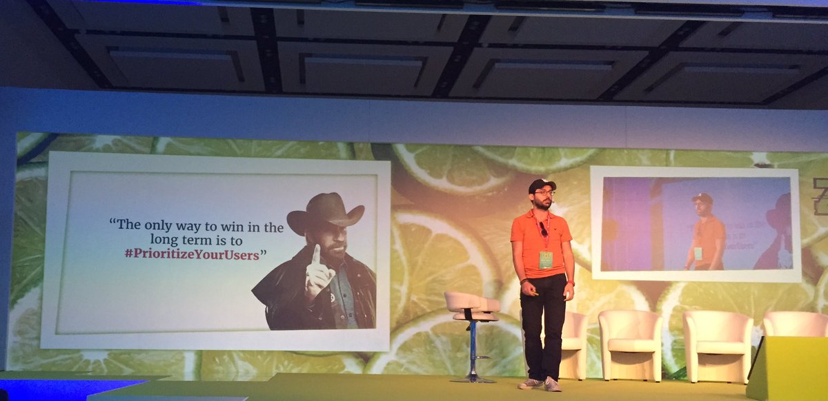StartupGatewayM's tweet photo. #PrioritizeYourUsers - that's how you build sustainable business by @hotjar #zestmalta2016 https://t.co/dsjeeQdGQz